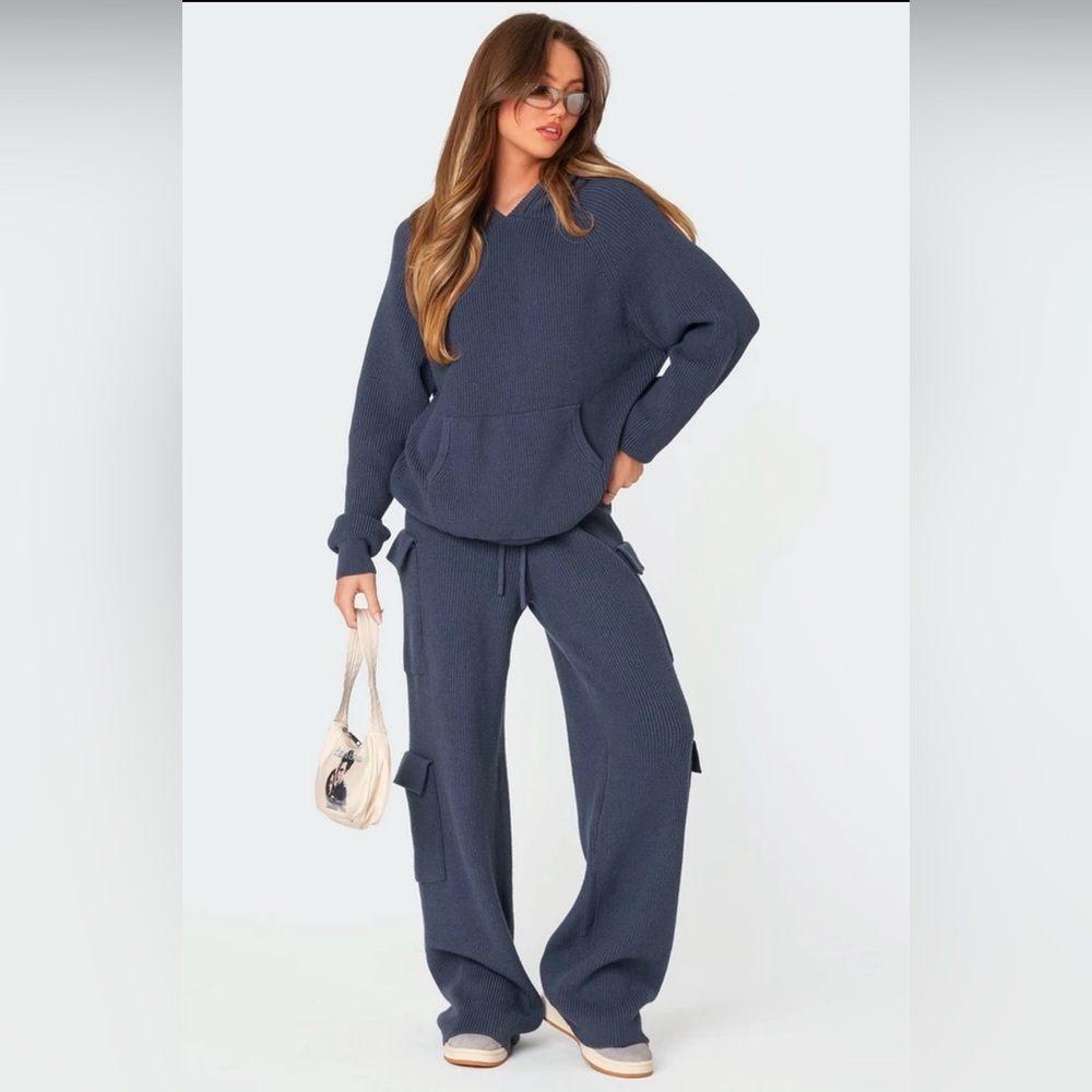 Cargo wynter knitted pants edikted medium